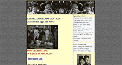 Desktop Screenshot of laurelandhardycentral.com